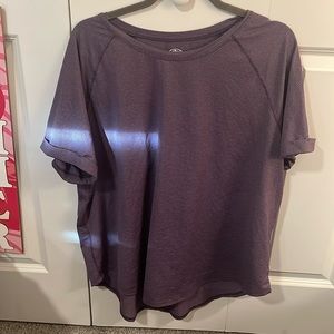 Athletic Works Purple Short Sleeve Tee